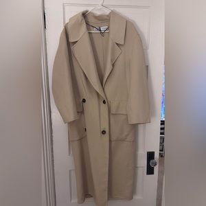 Zara long coat S worn once